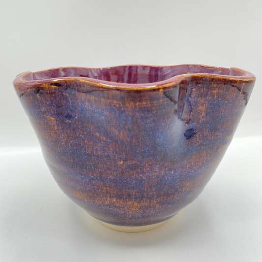 Curvy Purple Bowl